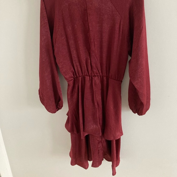 SOLD - Flowy Red Dress - Picture 3 of 3